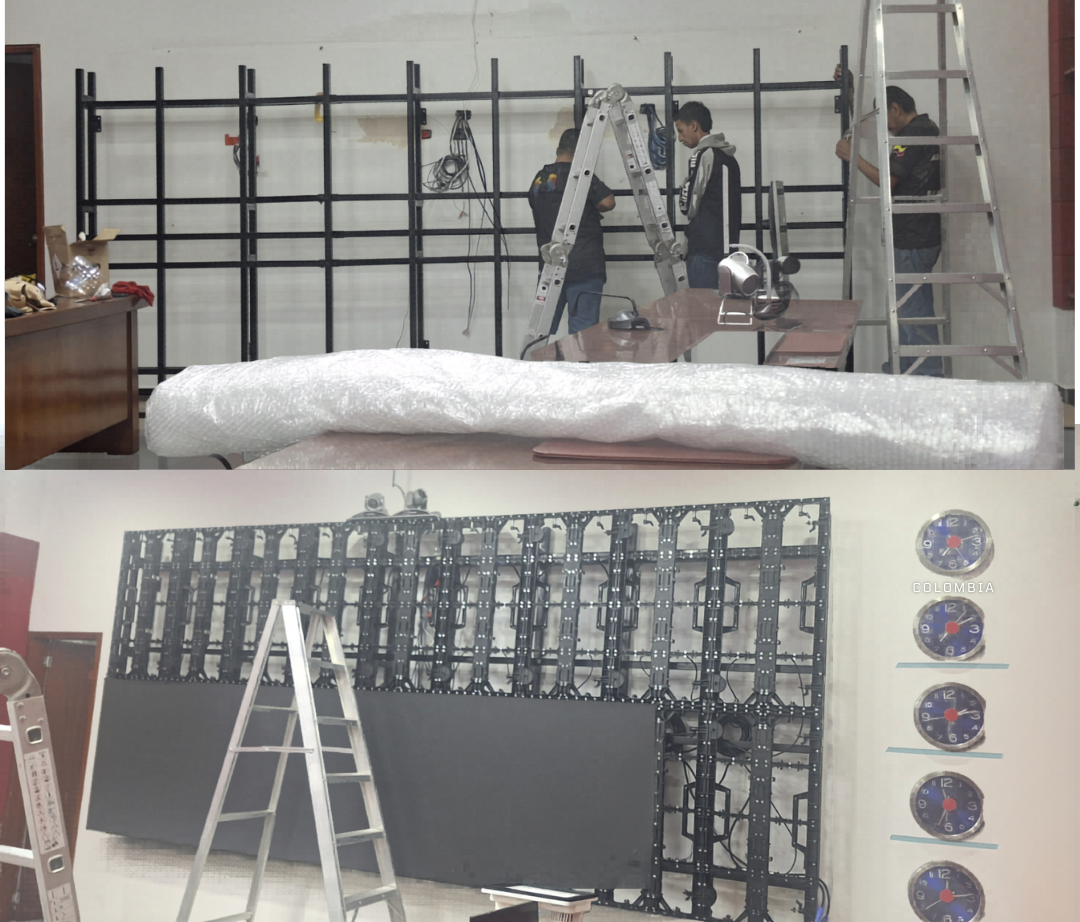 Instalaci&oacute;n de infraestructura tecnol&oacute;gica en sala de decisiones