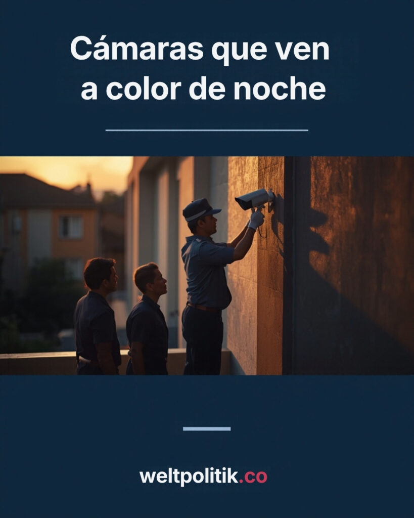 camaras color de noche cctv